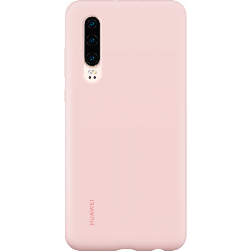 Huawei Original Silicone Car Pouzdro Pink pro Huawei P30 (EU Blister)